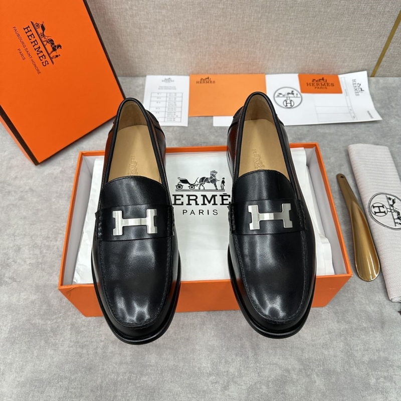 H**mes leather shoes